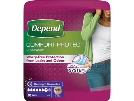 Depend Underwear for Women Small Medium (10 Pack) For Cheap