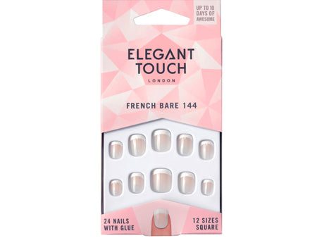 Elegant Touch Natural French 144 Petite (XS) Bare Nails (24 Pack) Online Sale