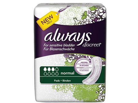 Always Discreet for Sensitive Bladder - Pads: Normal (12 Pack) For Sale