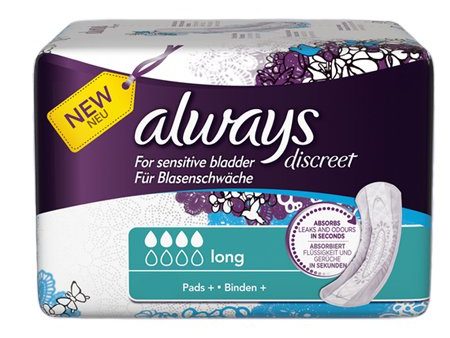 Always Discreet for Sensitive Bladder - Pads +: Long (10 Pack) Cheap