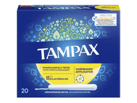 Tampax Regular Applicator Tampons (20 Pack) Fashion