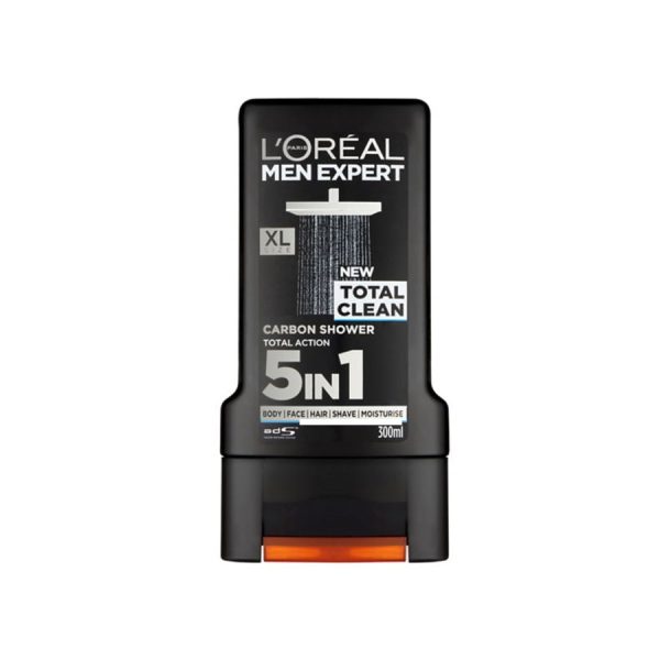 L Oréal Paris Men Expert Pure Carbon Total Clean Shower Gel 300ml For Discount