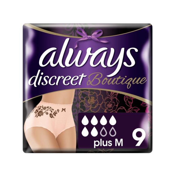 Always Discreet Boutique Pants Plus: Medium (9 Pack) Online