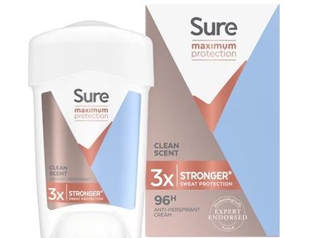 Sure Women Maximum Protection Clean Scent 45ml Fashion