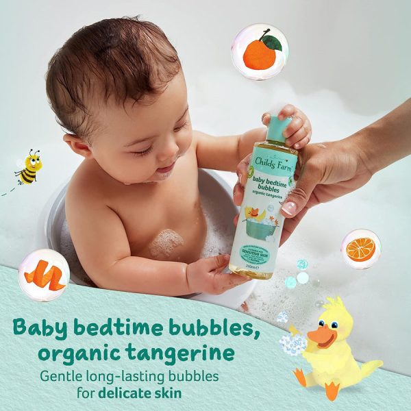 Childs Farm Sensitive Baby Bedtime Bubbles: Organic Tangerine 250ml Discount