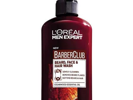 L Oréal Paris Men Expert Barber Club 3-in-1 Wash 200ml Hot on Sale