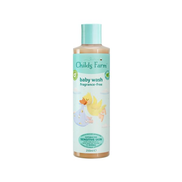 Childs Farm Sensitive Baby Wash: Fragrance Free 250ml Fashion