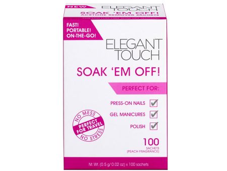 Elegant Touch Soak  Em Off (100 Sachets) For Sale