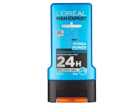 L Oréal Paris Men Expert  Hydra Power Mountain Water Shower Gel 300ml For Discount