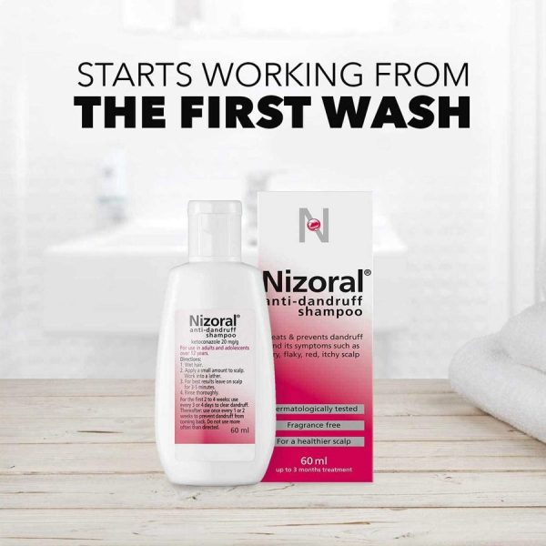 Nizoral Anti-Dandruff Shampoo 60ml Supply