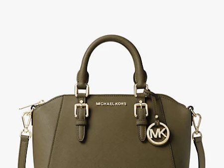 Ciara Medium Saffiano Leather Satchel Online Hot Sale