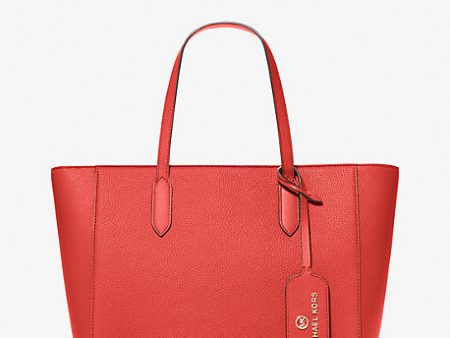 Sinclair Large Pebbled Leather Tote Bag Cheap