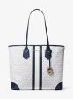 Eva Large Logo Stripe Tote Bag | 55974 Online Hot Sale