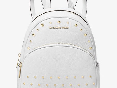 Abbey Medium Studded Pebbled Leather Backpack on Sale