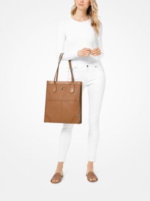 Bay Large Pebbled Leather Tote Bag For Cheap