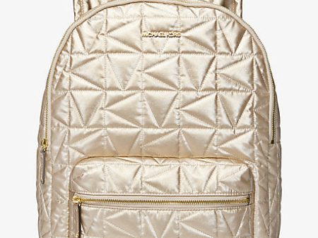 Winnie Large Metallic Quilted Backpack For Cheap