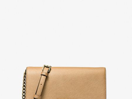 Daniela Large Saffiano Leather Crossbody Bag Supply