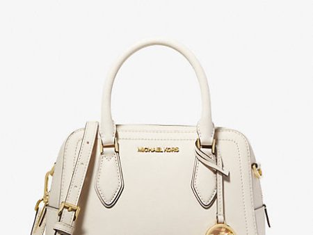 Ayden Medium Saffiano Leather Satchel on Sale