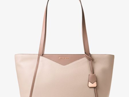 Whitney Large Leather Tote Bag Discount