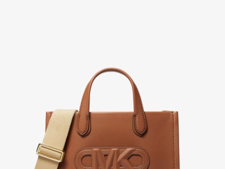 Gigi Small Embossed Leather Messenger Bag For Cheap