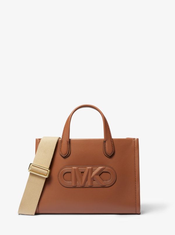 Gigi Small Embossed Leather Messenger Bag For Cheap