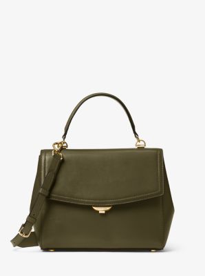 Ava Medium Leather Satchel Supply