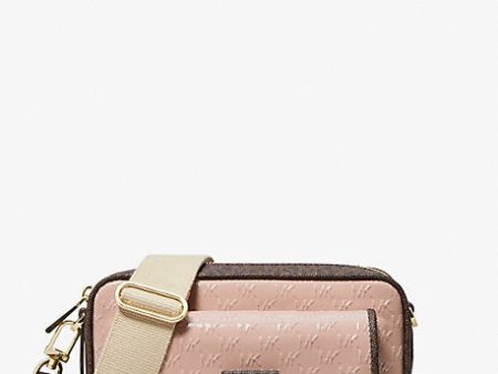 Bradshaw Medium Logo Embossed Patent Leather Camera Bag Online Sale