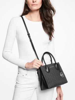 Mercer Medium Logo and Leather Accordion Crossbody Bag For Cheap