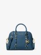 Bedford Legacy Medium Pebbled Leather Dome Satchel Online Hot Sale