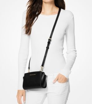 Selma Mini Saffiano Leather Crossbody Online Hot Sale