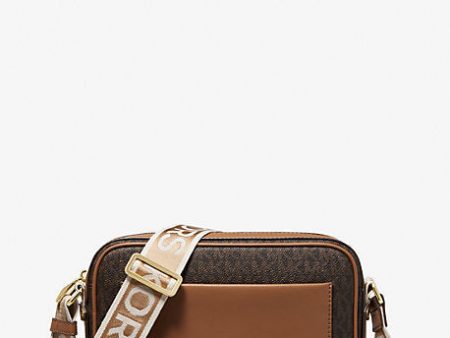 Maeve Large Logo and Faux Leather Crossbody Bag on Sale