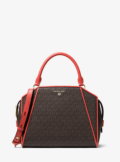 Cleo Medium Logo Satchel Online now