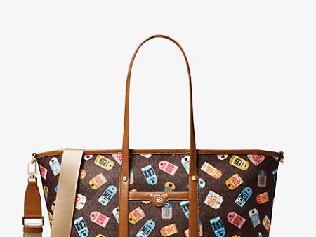 Beck Large Printed Logo Tote Bag Online Sale