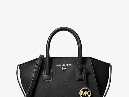 Avril Small Leather Top-Zip Satchel Sale