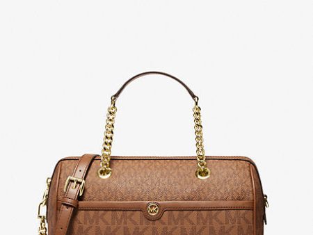 Blaire Medium Logo Satchel Hot on Sale