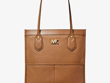 Bay Large Pebbled Leather Tote Bag For Cheap