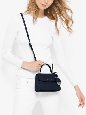 Ava Extra-Small Saffiano Leather Crossbody Bag Online now