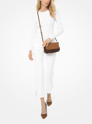 Bedford Legacy Large Logo and Pebbled Leather Crossbody Bag For Cheap