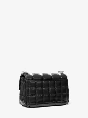 Soho Small Studded Quilted Patent Leather Shoulder Bag Cheap