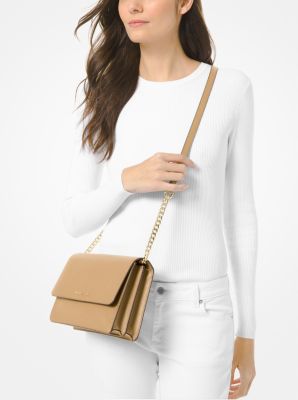 Daniela Large Saffiano Leather Crossbody Bag Supply