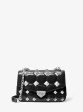 Soho Small Studded Quilted Patent Leather Shoulder Bag Cheap