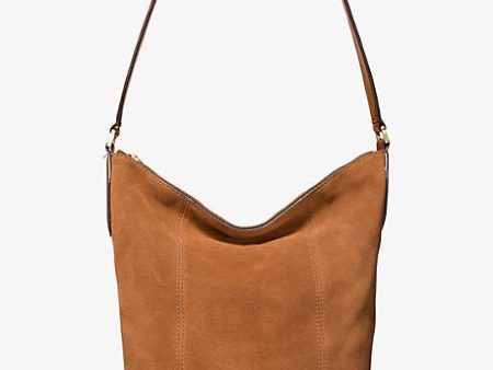 Brooke Medium Suede Shoulder Bag on Sale