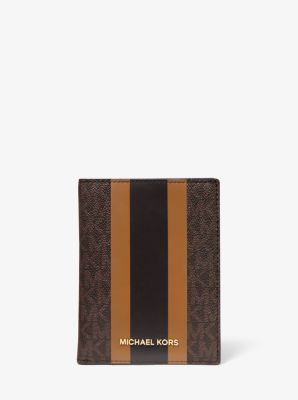 Bedford Travel Medium Logo Stripe Passport Wallet Online now