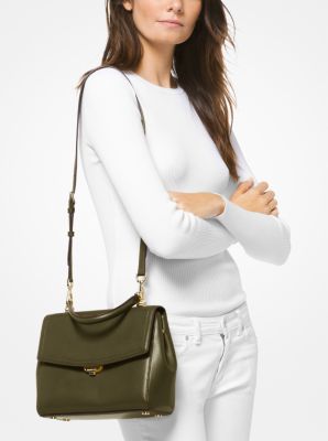 Ava Medium Leather Satchel Supply