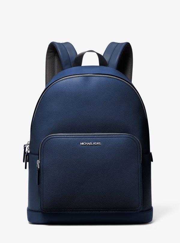 Cooper Pebbled Leather Commuter Backpack Online Hot Sale