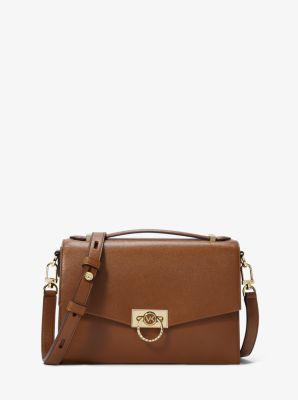 Hendrix Medium Leather Messenger Bag Online Sale