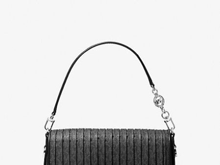 Bradshaw Small Pleated Logo Convertible Shoulder Bag on Sale