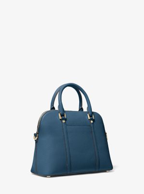 Bedford Legacy Medium Pebbled Leather Dome Satchel Online Hot Sale