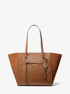 Carine Large Pebbled Leather Tote Bag For Sale