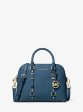 Bedford Legacy Medium Pebbled Leather Dome Satchel Online Hot Sale